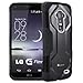 Hootech LG G Flex Case, GreatShield Fusion Hybrid Dual Layer Shock Absorbing Snap On Rugged Case Back Cover for LG G Flex - (Black)