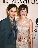 Chad Lowe and Hilary Swank Signed 8 x 10 Photograph, Authentic Autograph with COA