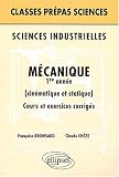 Sciences industrielles : M�canique 1re ann�e