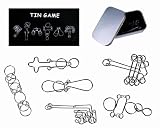 Mini Brain Teaser Metal Puzzle - Ideal Brain Training Gift - Ideal For Children to Start Solving Problems - Would Make A Great Christmas / Birthday Present or Stocking Filler