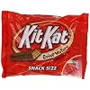 Kit Kat Snack Size Candy Bar, Crisp Wafers in Milk Chocolate, 10.78-Ounce Packages (Pack of 6)