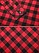 OCHENTA Women's Mid Long Style Roll Up Sleeve Plaid Flannel Shirt C056 Red Black Label 2XL - US 6