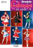 Simplicity Sewing Pattern 4015 Misses Costumes, NN (10-12-14-16) Simplicity Sewing Pattern 4015 Misses Costumes, NN (10-12-14-16)