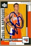 Jason Kapono Autographed/Hand Signed Basketball Card (Charlotte Bobcats) 2004 Upper Deck #9