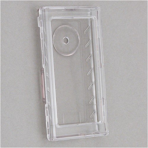 Clip On Crystal Case w/ Belt Clip for Samsung YP-P2, Clear