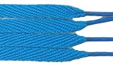Flat 10mm x 130cm Electric Blue Shoe Laces
