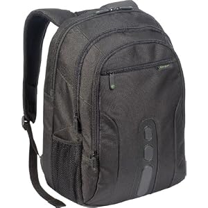 Targus Chromatic Backpack Designed to Protect 16 Laptops TBB060US (Black with Green Accents)