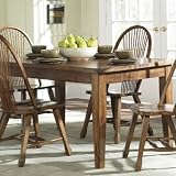 Liberty Treasures Solid Top Leg Table Oak