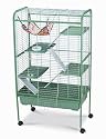 Super Pet Welcome Home Ferret Hutch, Multi-Level, 32 Inches, Sage Green