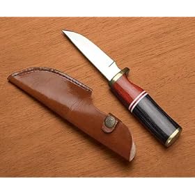 Exotic Wood Hunting Knife