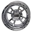 4/115 ITP SS112 Alloy Sport Wheels 10X8 3.0 + 5.0 Chrome ARCTIC CAT YAMAHA