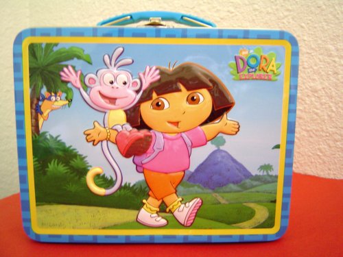 Buy Dora the Explorer Embossed Tin Lunch Box (Blue)