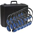 Califone Listening First Headphone 12 Pack with Storage case