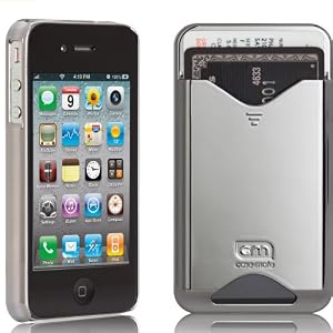 Case-Mate ID Credit Card Slim Case for iPhone 4 (Silver)