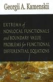 Extrema of Nonlocal Functionals and Boundary Value Problems for Functional Differential Equations