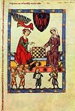 Master of Manesse Liederhandschrift (Manesse Liederhandschrift (Grand Heidelberger Liederhandschrift) Scene: chess) Blac