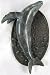 Large Solid Brass Whale Doorknocker