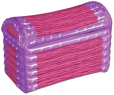 Inflatable Princess Treasure Chest Cooler (holds apprx 48 12-Oz cans) Party Accessory (1 count) (1/Pkg)