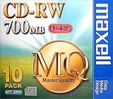 maxell CDRW MQ���꡼�� CDRW80MQ1P10S CD-RW�ǥ�����(700MB/10��)