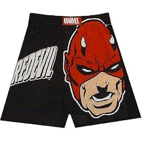 DareDevil Face on Black Boxer Shorts for children - ON SALE!