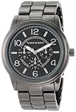 Vernier Women's VNR204 Round Gun metal Bracelet Quartz Watch