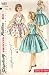 Simplicity 1633 Vintage 50s Pattern Girls 10 Flower Girl Dress, Party Dress, Square Neckline