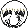 Mogami Gold 8 Channel TRS-TRS Snake Cable 10 Feet