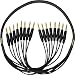 Mogami Gold 8 Channel TRS-TRS Snake Cable 10 Feet