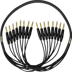 Mogami Gold 8 Channel TRS-TRS Snake Cable 10 Feet