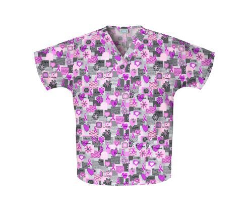 Workwear Women's V-neck 2-pocket Scrub Top