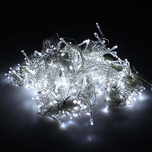 AGPtek® 3M x 3M 416 LED Linkable Design Fairy String Curtains Light Ideal for Indoor Outdoor Home Garden Christmas Party Wedding (White)