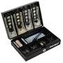 First Alert 3026F Heavy-Duty Locking Steel Cash Box, Black