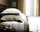 Pinzon Hotel Satin Stitch 400-Thread-Count Sateen King Duvet, Silver Grey