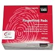 Inkless Fingerprint Pad, 2 1/4 x 1 3/4, Black, Dozen
