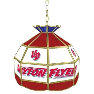 Trademark University of Dayton stained glass Tiffany lamp - 16-inch
