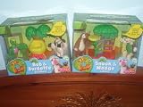 Its a Big World Bob & Burdette Bird Nest and Snook & Madge Library (Sold As a Set)