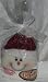Snowman with Red Hat Little Dipper Ornament Wax Dipped Plush - by Ganz