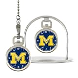 Michigan Wolverines Pocket Watch - NCAA College Athletics Fan Shop Sports Team Merchandise
