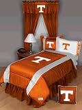 Tennessee University Volunteers Bedskirt Queen