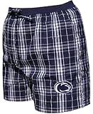 IMAGE OF Penn State Nittany Lions Womens Blue Plaid Highland Boxer Shorts (S=4-6)