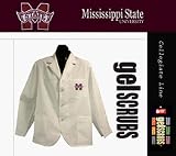 Mississippi State Bulldogs Scrub Style Short Consultation Jacket from GelScrubs