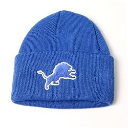 Detroit Lions Classic Knit Cuffed Hat - Officially Licensed NFL Apparel