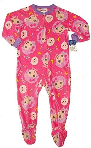 LALALOOPSY Toddler Girl's Size 4T Fleece Print Pajama Blanket Sleeper