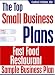 Fast Food Restaurant Sample Business Plan 2004/2005 Edition