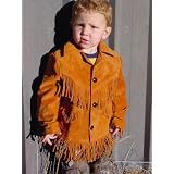 Children's Leather Fringe Jacket