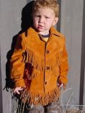 Children's Leather Fringe Jacket Image