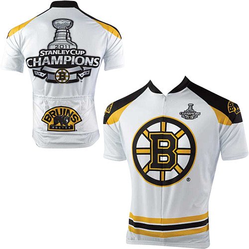 Vomax Boston Bruins 2011 Stanley Cup Champions Men's Cycling Jersey Extra Large