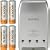 Sony Quick Battery Charger with 4 AA Ni-MH Rechargeable Batteries