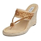 Steve Madden Women's Pacha Espadrille,Bronze,7.5 M US