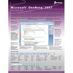 Microsoft OneNote 2007 Quick Reference Card - Handy Durable